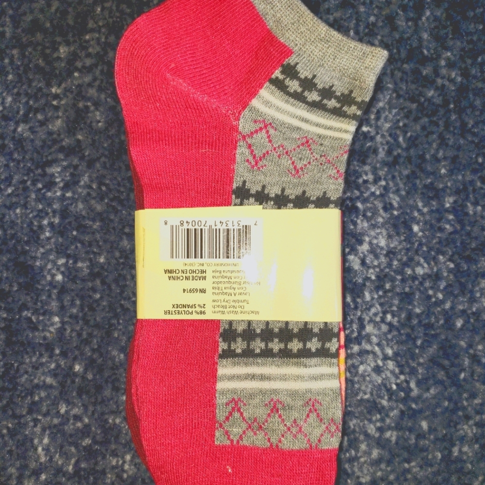 2/$12 - 3pk Low Cut Socks
